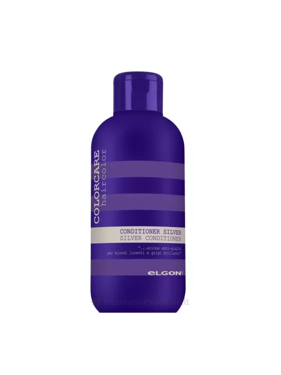 ELGON kondicionierius mažinantis plaukų atspalvį COLORCARE SILVER, 300 ml, Vnt | internetinevaistine.lt