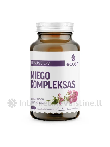 ECOSH Miego kompleksas, 90 kapsulių | internetinevaistine.lt
