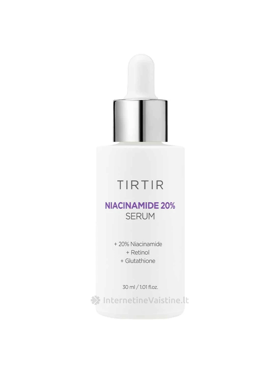 TIRTIR NIACINAMIDE 20% veido serumas, 30 ml, Vnt | internetinevaistine.lt