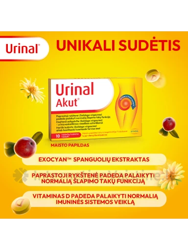 WALMARK URINAL Idelyn Akut tab. N10 | internetinevaistine.lt