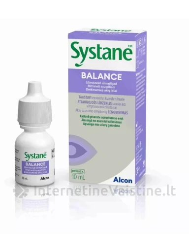 SYSTANE drėkinantys akių lašai BALANCE, 10 ml | internetinevaistine.lt