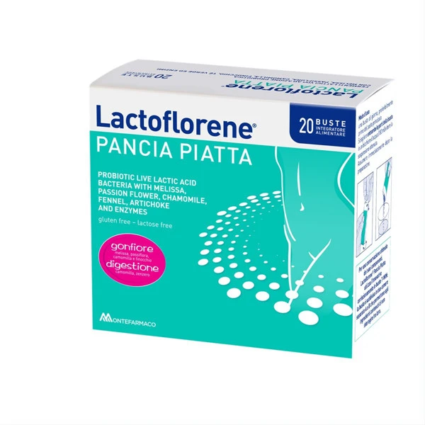LACTOFLORENE maisto papildas milteliais PANCIA PIATTA, N20