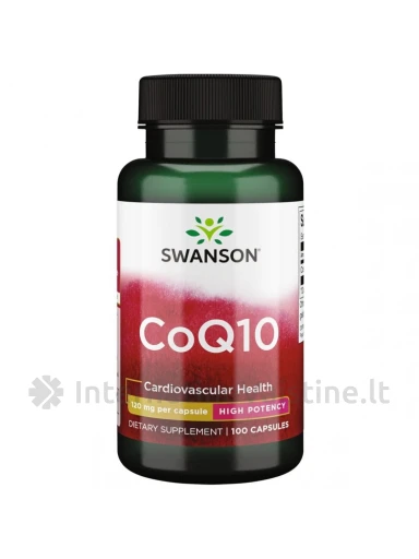 SWANSON KOFERMENTAS Q10 120mg kaps. N100 | internetinevaistine.lt