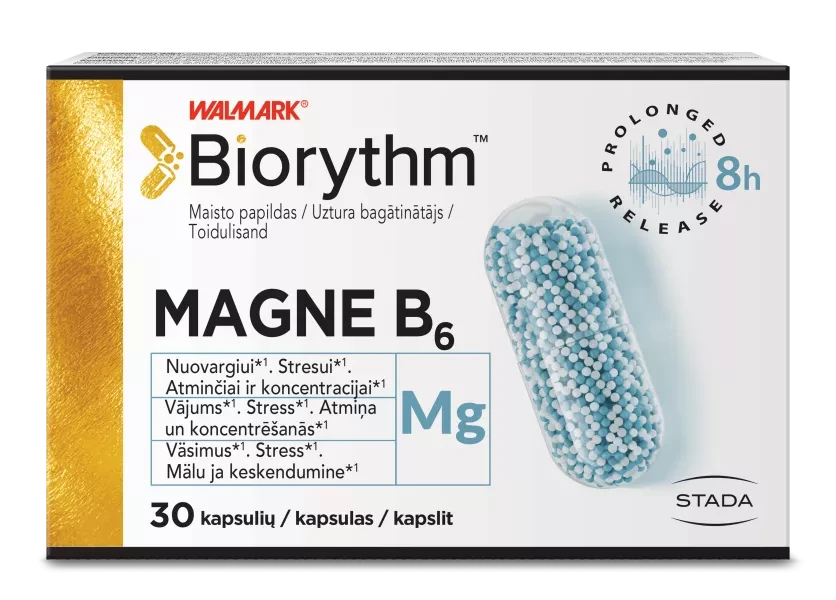BIORYTHM Magne B6 kaps. N30