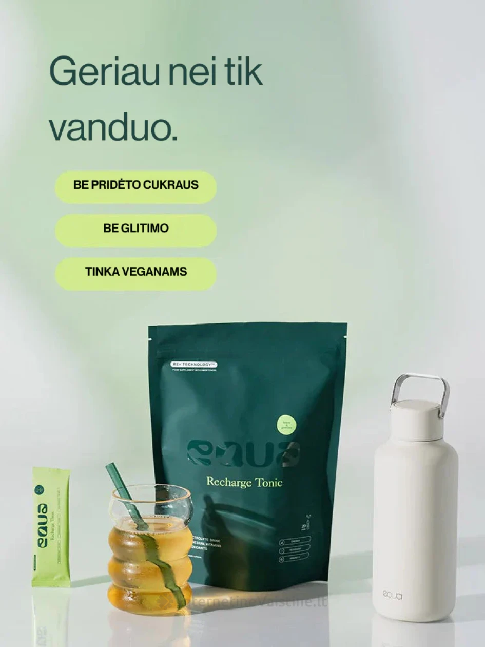 Elektrolitų gėrimas EQUA žaliosios arbatos ir citrinų skonio, 20 paketėlių | internetinevaistine.lt