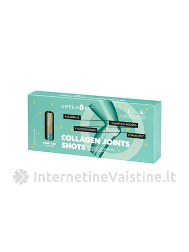 GREENIFY COLLAGEN JOINTS shots, sąnariams ir kremzlėms, 20 vnt. | internetinevaistine.lt
