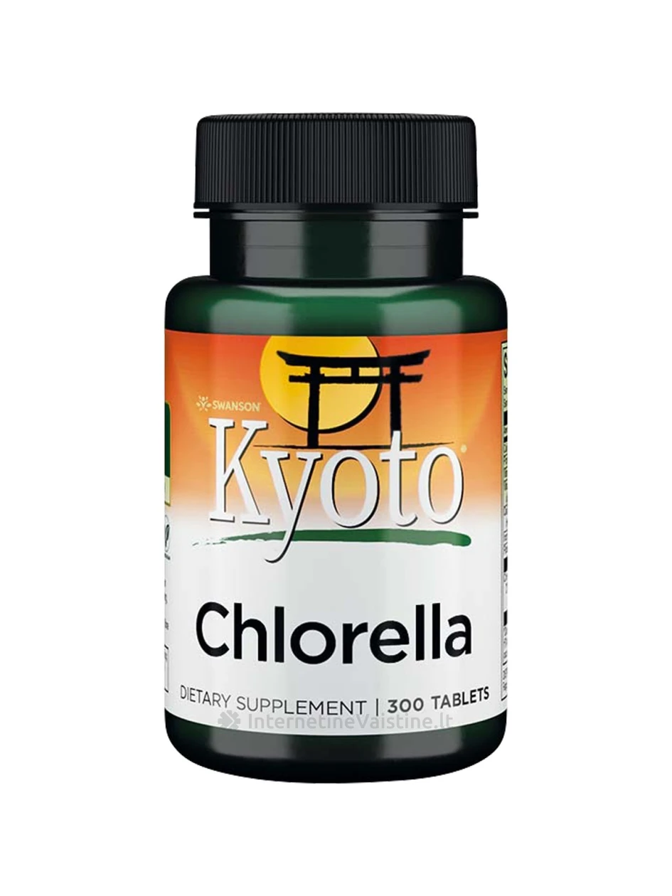 SWANSON, Chlorella Kyoto, 300 tablečių, N1 | internetinevaistine.lt