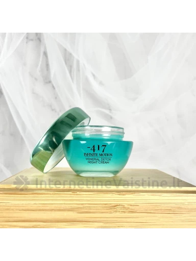 MINUS 417 INFINITY MOTION - MINERALINIS DETOKSIKUOJANTIS NAKTINIS KREMAS 50 ml, Vnt | internetinevaistine.lt