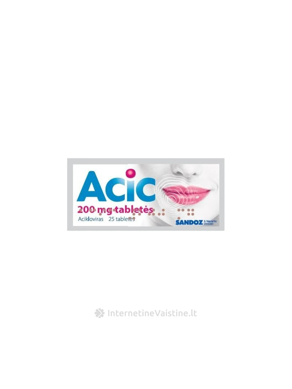 ACIC 200mg tab. N25 (lyg.imp.), N25 | internetinevaistine.lt