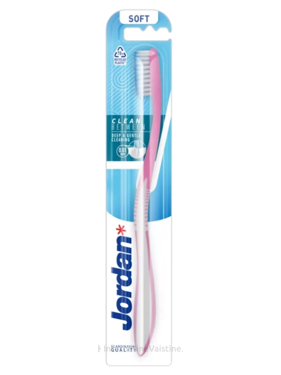 JORDAN Clean Between Soft dantų šepetėlis, 1 vnt., Vnt | internetinevaistine.lt