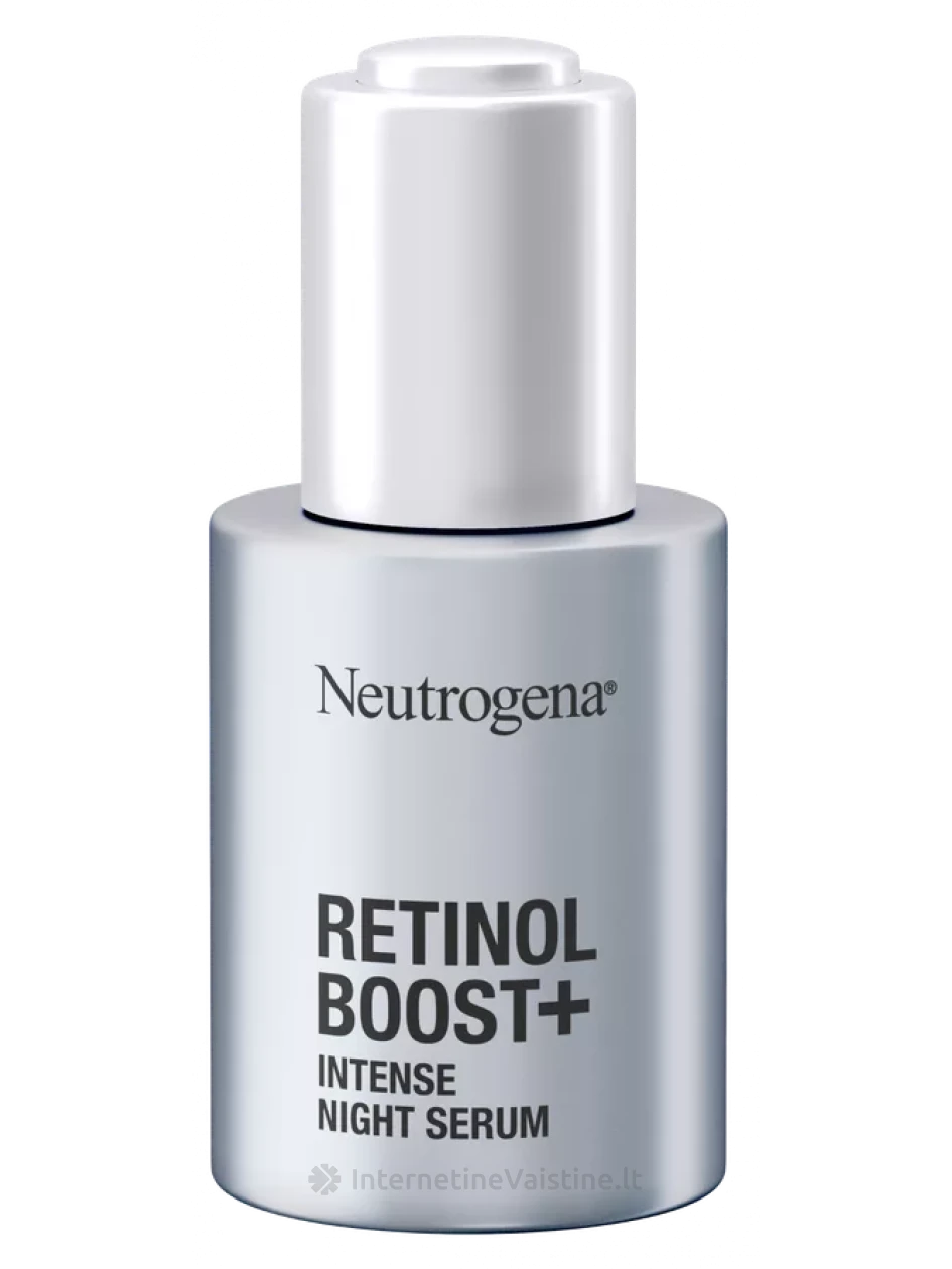 NEUTROGENA Retinol Boost+ Intense Night serumas, 30 ml, Vnt | internetinevaistine.lt