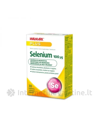 WALMARK maisto papildas SELENAS 100 mcg, N30 | internetinevaistine.lt