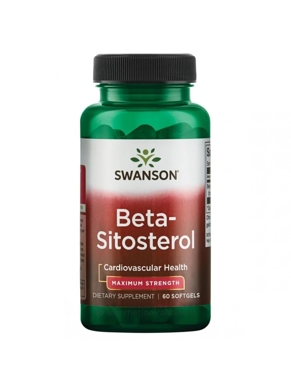 SWANSON Beta Sitosterolis 160mg kaps. N60 | internetinevaistine.lt