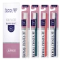 ROYAL DENTA dantų šepetėlių rinkinys SILVER SUPER SOFT MODERN, 4vnt. 1+1