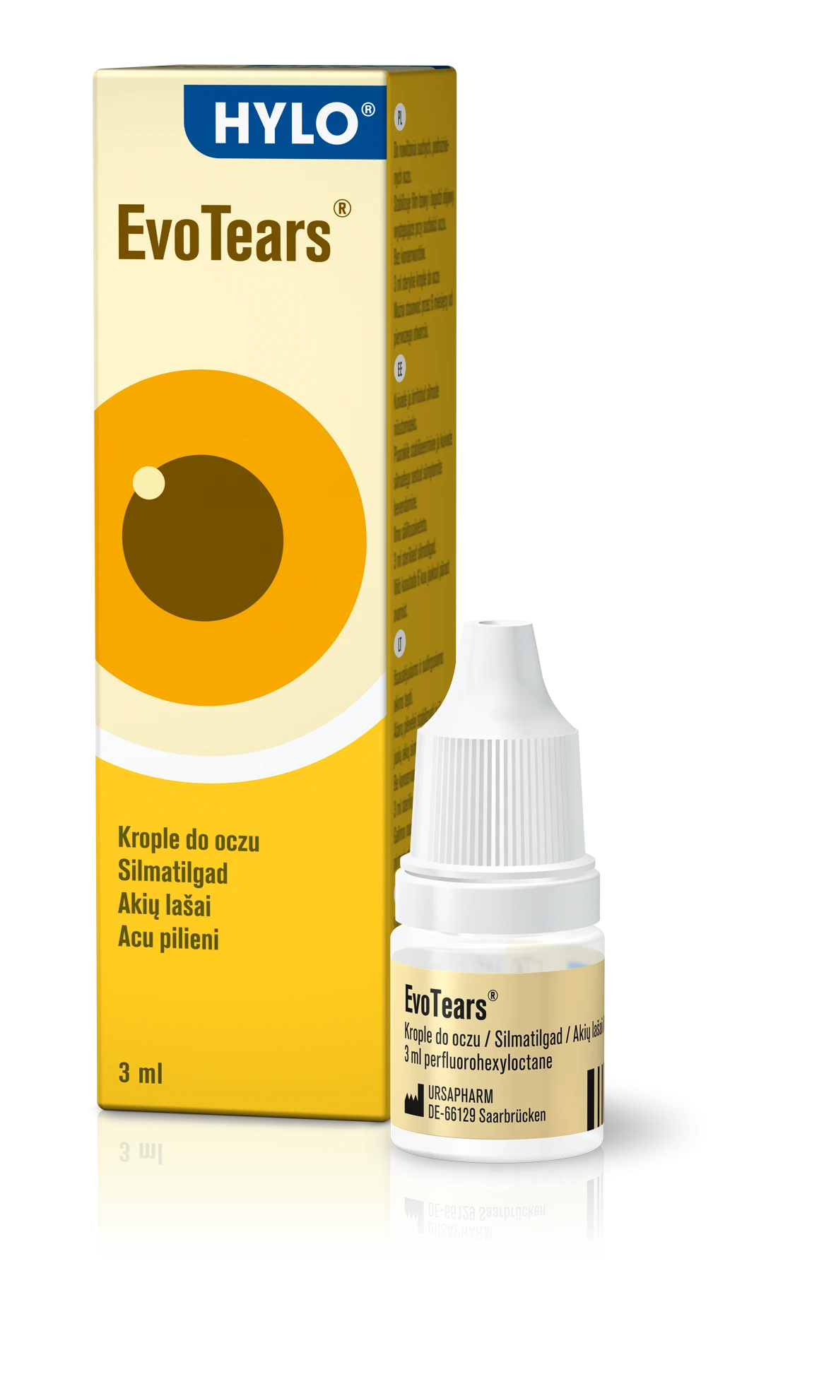 HYLO EVOTEARS akių lašai, 3 ml