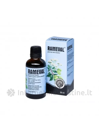 RAMEVAL geriamieji lašai (tirpalas) 50 ml, Vnt | internetinevaistine.lt