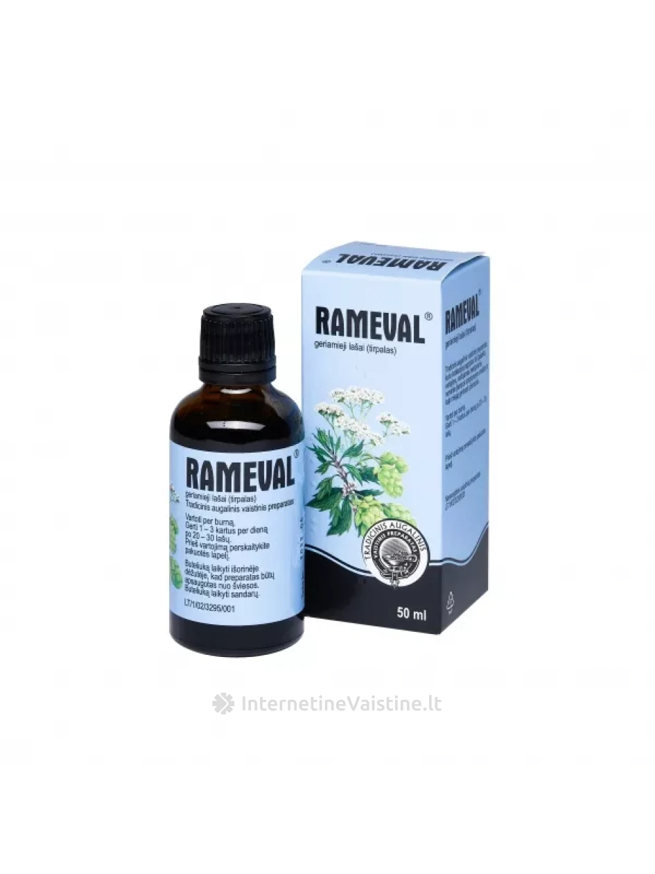 RAMEVAL geriamieji lašai (tirpalas) 50 ml, Vnt | internetinevaistine.lt