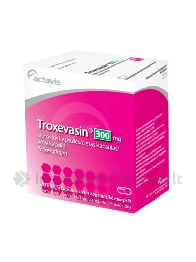 TROXEVASIN ACTAVIS 300 mg kietosios kapsulės N50 | internetinevaistine.lt