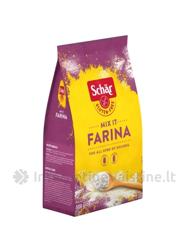 Schär MIX IT FARINA – universalus miltų mišinys be glitimo, 500g | internetinevaistine.lt