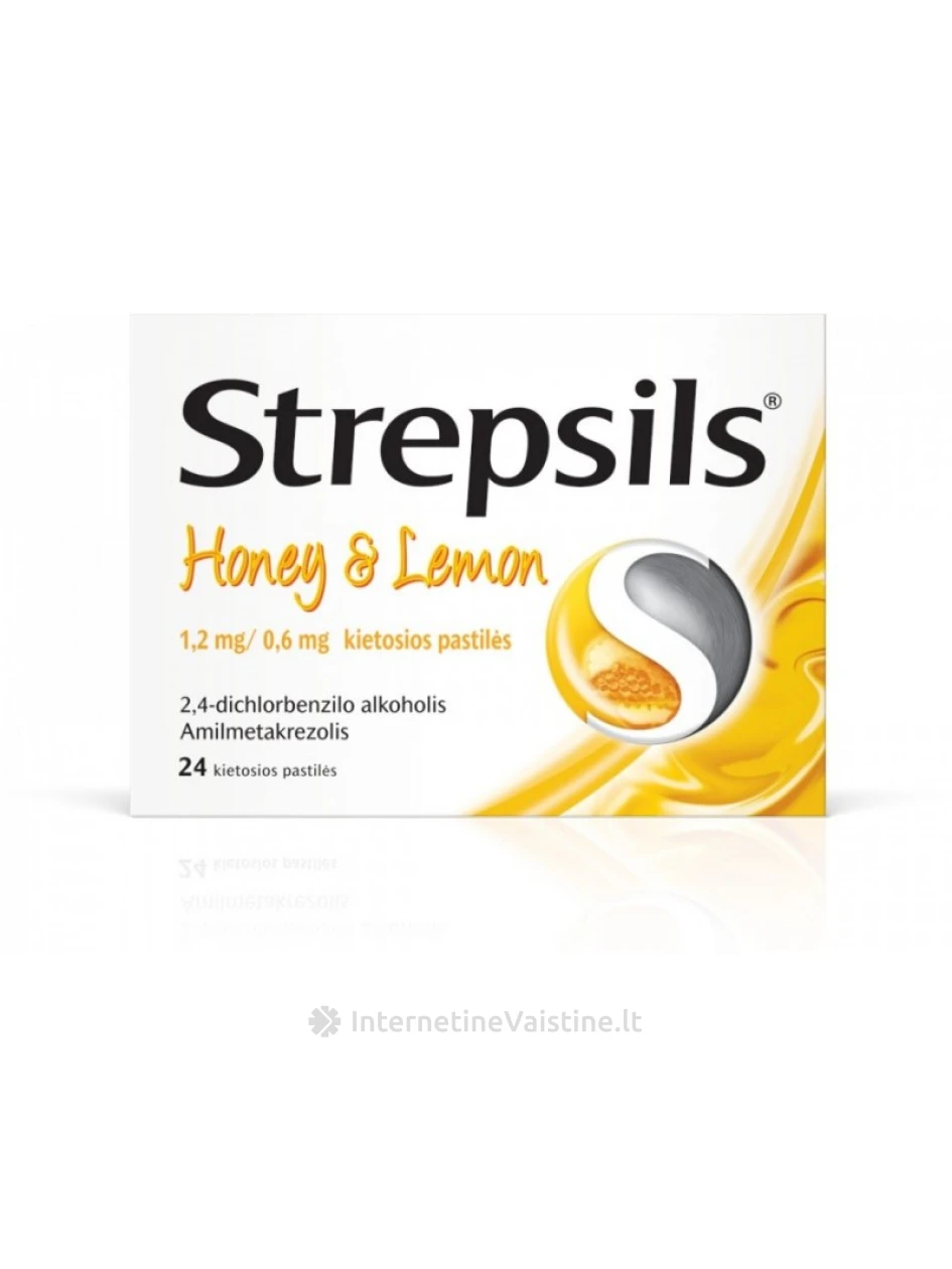STREPSILS HONEY & LEMON PAST. N24 | internetinevaistine.lt