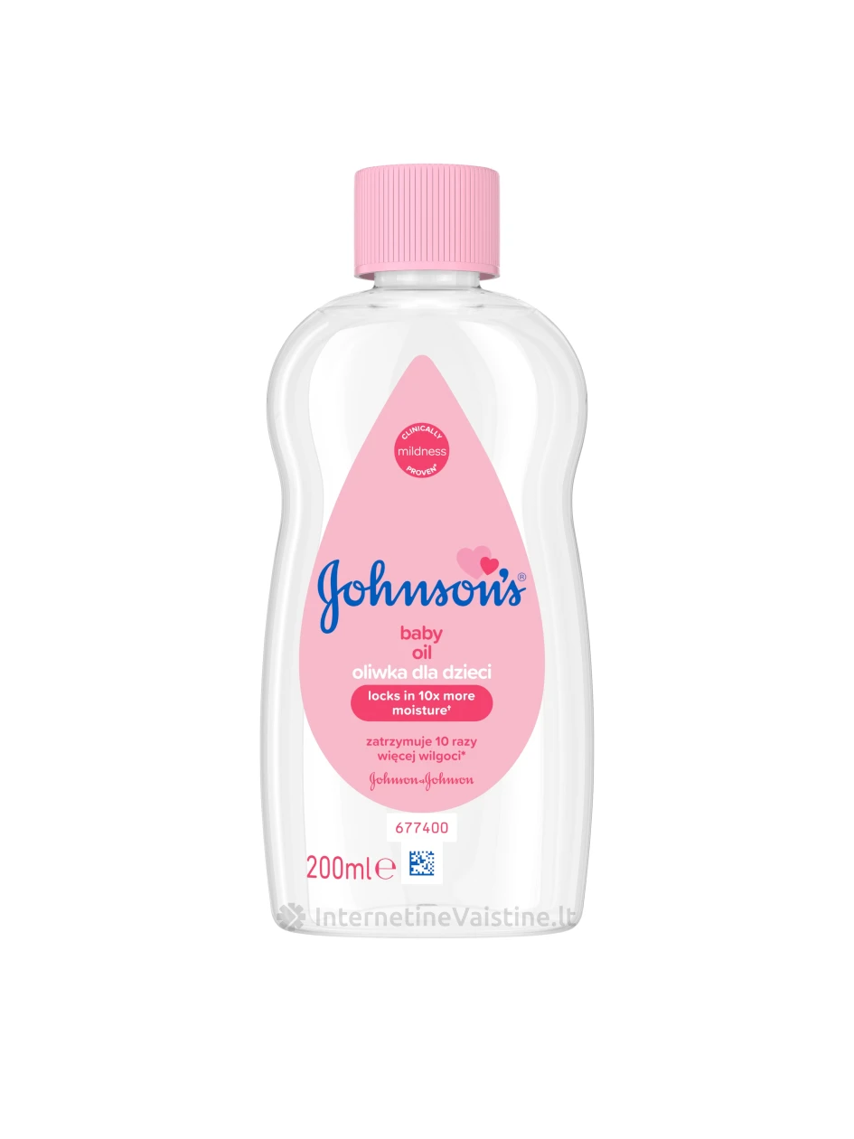 JOHNSON'S aliejus, 200 ml, 200ml | internetinevaistine.lt