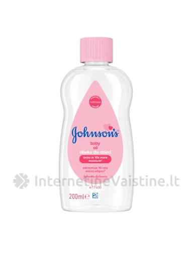 JOHNSON'S aliejus, 200 ml, 200ml | internetinevaistine.lt