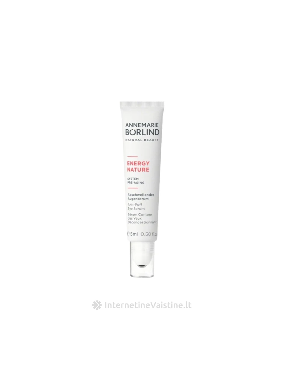 ANNEMARIE BORLIND EnergyNature paakių serumas, 15 ml, Vnt | internetinevaistine.lt