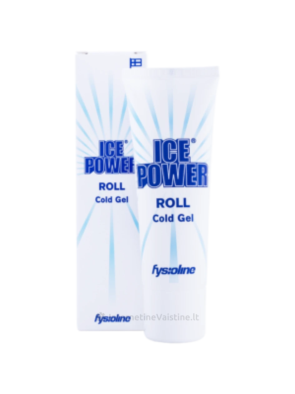 Ice Power ROLL COLD GEL - šaldomasis gelis, 75ml | internetinevaistine.lt