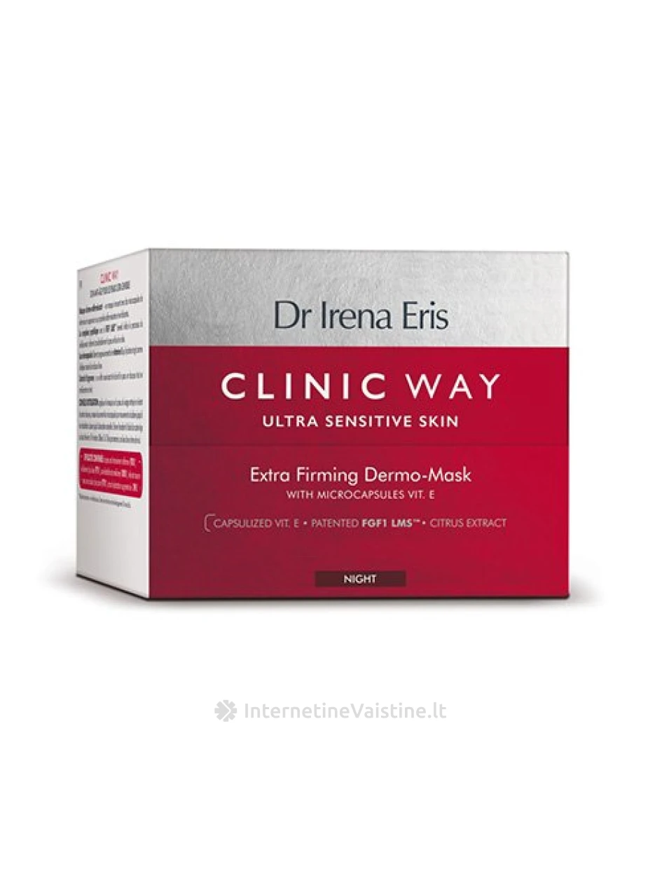 CLINIC WAY veidą stangr. kaukė, 50 ml, Vnt | internetinevaistine.lt