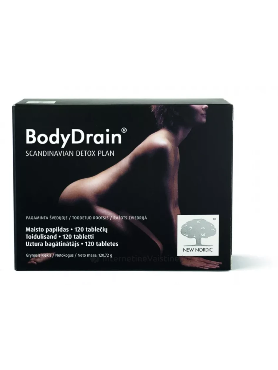 NEW NORDIC BODYDRAIN TAB. N120 | internetinevaistine.lt