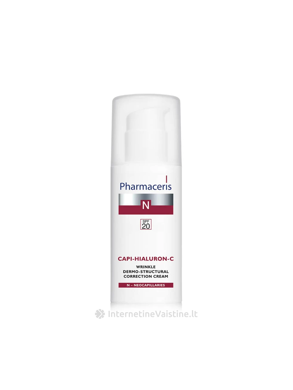 PHARMACERIS N Capi-Hialuron-C SPF 20 veido kremas, 50 ml