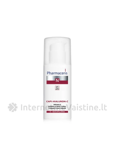 PHARMACERIS N Capi-Hialuron-C SPF 20 veido kremas, 50 ml
