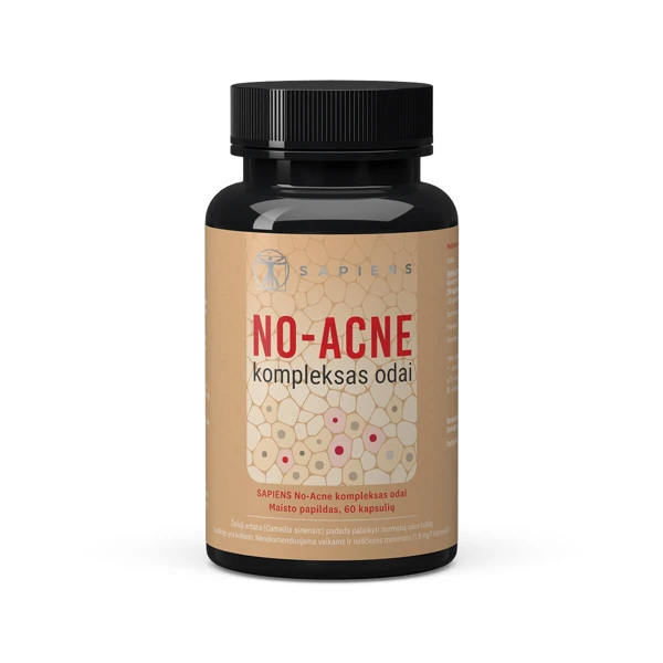 SAPIENS No-Acne kompleksas odai kaps. N60