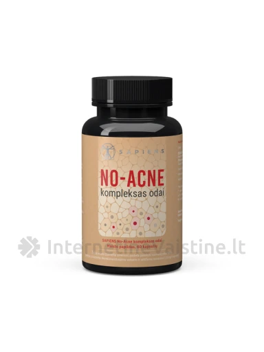 SAPIENS No-Acne kompleksas odai kaps. N60 | internetinevaistine.lt