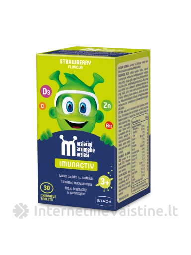MARSIEČIAI IMUNACTIV BRAŠK.SK. TAB. N30, N30 | internetinevaistine.lt