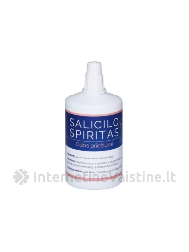 SALICILO SPIRITAS 1% 100ML, Vnt | internetinevaistine.lt