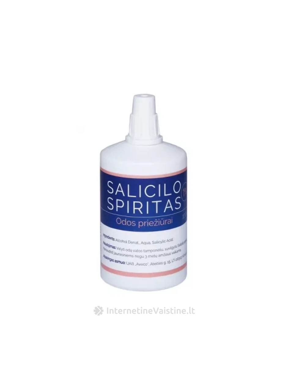 SALICILO SPIRITAS 1% 100ML, Vnt | internetinevaistine.lt