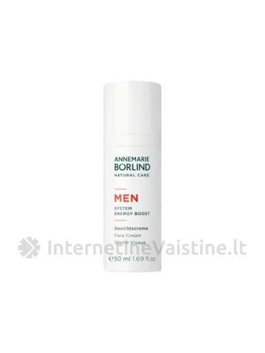 ANNEMARIE BORLIND MEN veido kremas vyr., 50 ml, Vnt | internetinevaistine.lt