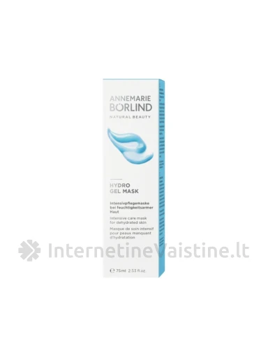 ANNEMARIE BORLIND kaukė veidui drėk. hydrogelinė, 75 ml, Vnt | internetinevaistine.lt