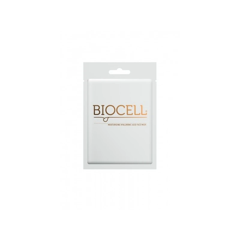 BIOCELL kaukė veidui, drėkinamoji su hialurono rūgštimi, 20g N1