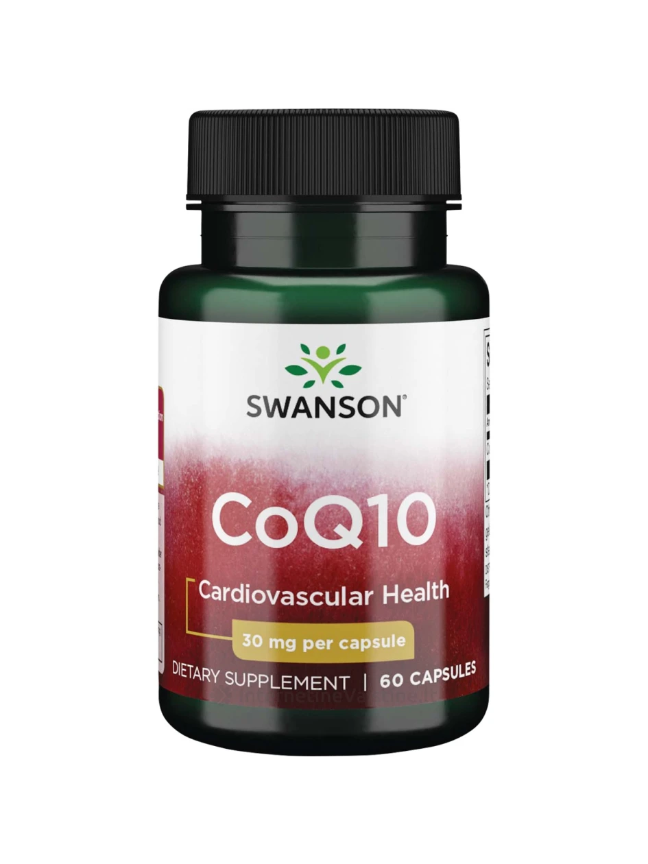 SWANSON, Kofermentas Q10 30MG, 60 kapsulių, N1 | internetinevaistine.lt