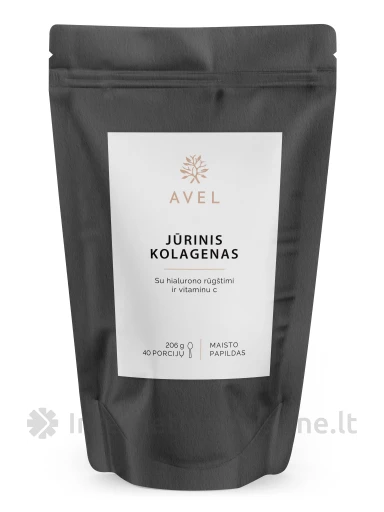 AVEL Jūrinis kolagenas, 206 g, 1 vnt. | internetinevaistine.lt