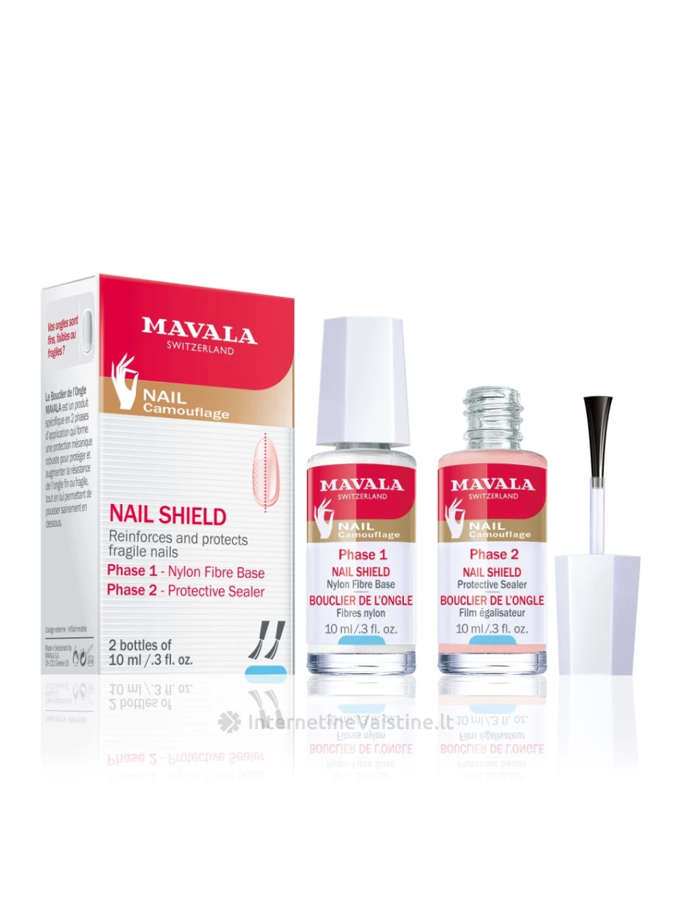 MAVALA Nail Shield dvifazis nagų stipriklis, 2x10ml, Vnt | internetinevaistine.lt