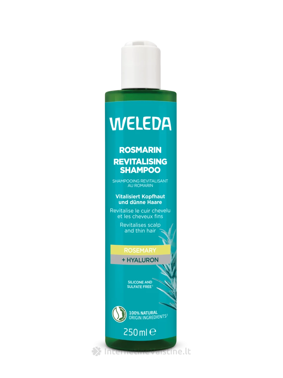 WELEDA Rosemary šampūnas rozmarinų, 250 ml | internetinevaistine.lt