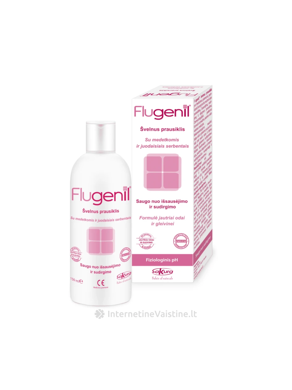 FLUGENIL švelnus prausiklis, 150 ml, Vnt | internetinevaistine.lt