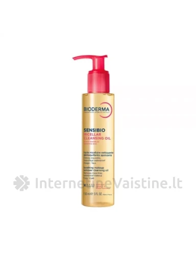 BIODERMA aliejinis veido prausiklis SENSIBIO MICELLAR CLEANSING OIL, 150 ml, Vnt | internetinevaistine.lt