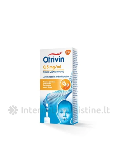 OTRIVIN 0.05% nosies lašai, 10 ml, Vnt | internetinevaistine.lt