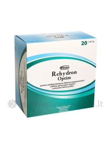 REHYDRON OPTIM 10, 7 g milteliai geriamajam tirpalui N20 | internetinevaistine.lt