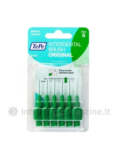 DANTŲ ŠEP. TEPE TARPDANČIAMS 0.8MM N6 (ŽAL.) | internetinevaistine.lt