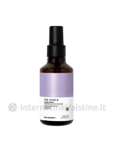 ELGON YES CURLS nenuplaunamas drėkinamasis purškiklis HYDRA SPRAY, 150 ml, Vnt | internetinevaistine.lt